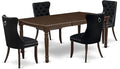 East West Furniture DODA5-MAH-24 5 Piece Dining Table Set Consists of a by EastWestFurniture