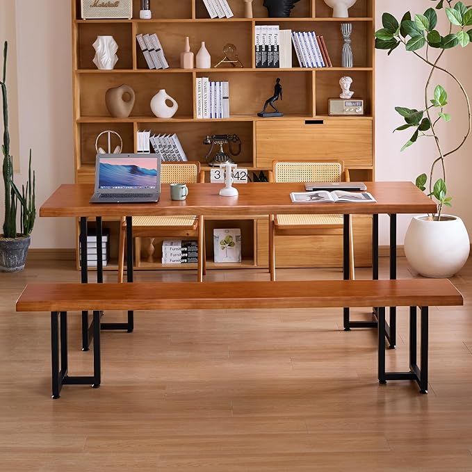 Solid Wood Administrative Desk, Dining Table - Image 8