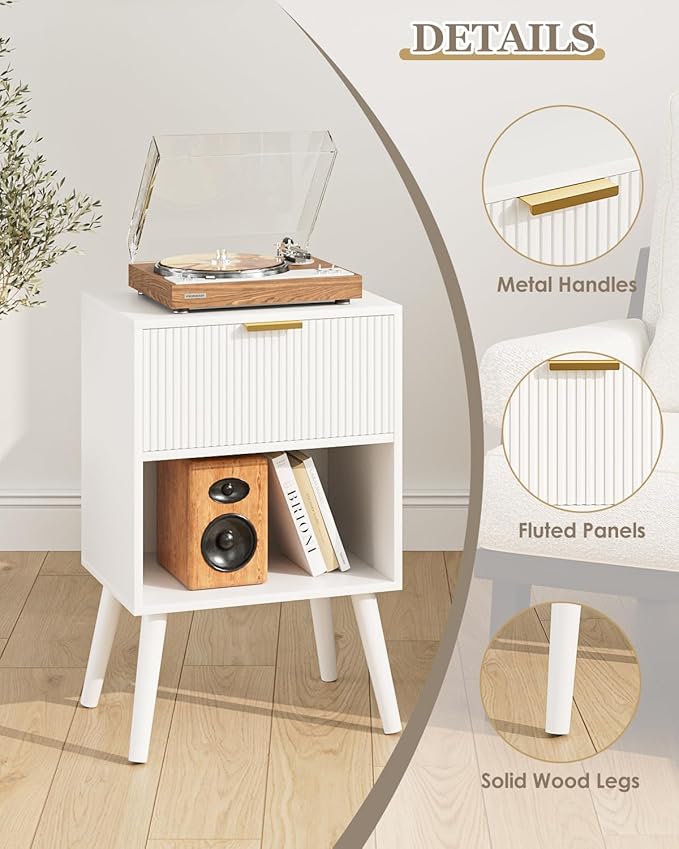 Nightstand, Small Side Table, Bedside Table - Image 6