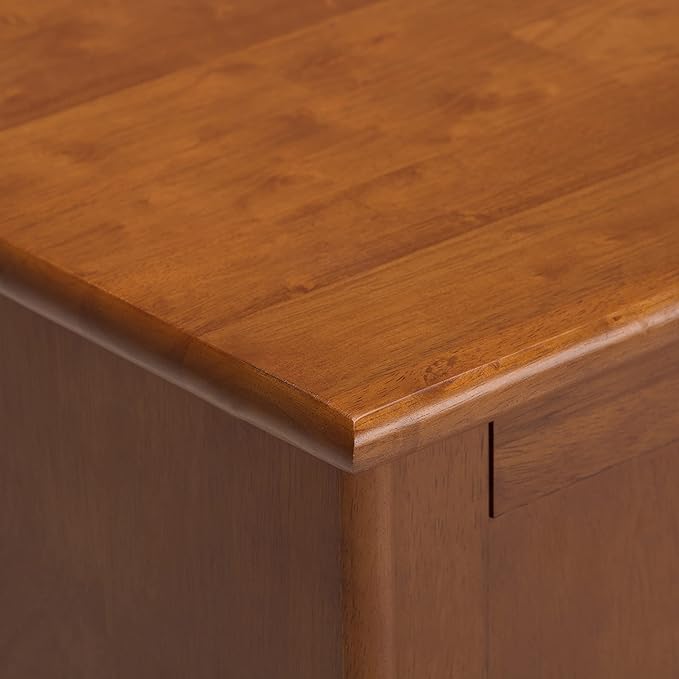 SIMPLIHOME Draper SOLID HARDWOOD 60 Inch Wide Mid Century Modern TV Media Stand - Image 8