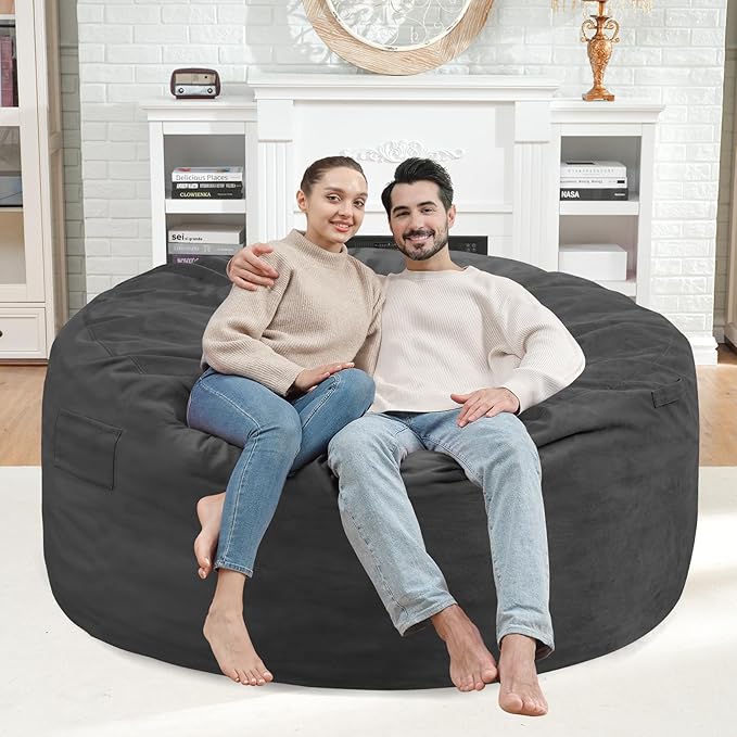 4FT Bean Bag Chair, Large Bean Bag Chairs - Image 2