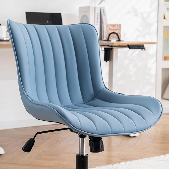 YOUNIKE Blue Home Office Desk Chair - Image 6