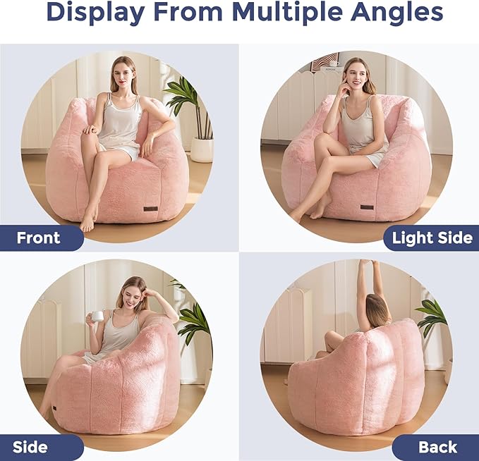 MAXYOYO Bean Bag Chair, Comfy Bean Bag Sofa - Image 4