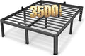 16 Inch King Size Metal Platform Bed Frame by Superay