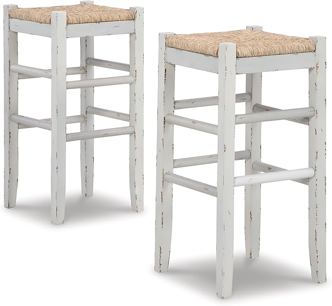 Signature Design by Ashley Mirimyn Farmhouse 29.5" Bar Height Bar Stool by SignatureDesignbyAshley