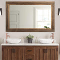 YOSHOOT Hand-Made Wooden Spliced Wall Mirror by YOSHOOT