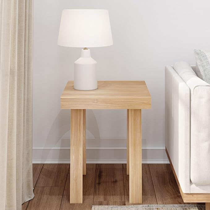 Plank+Beam Classic Square Side Table, Slim Side Table - Image 3