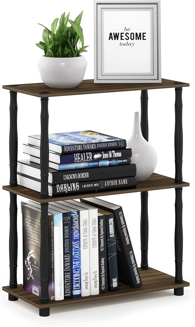 Furinno Turn-N-Tube 3-Tier Compact Multipurpose Shelf Display Rack by Furinno-FitsYourSpaceFitsYourBudget