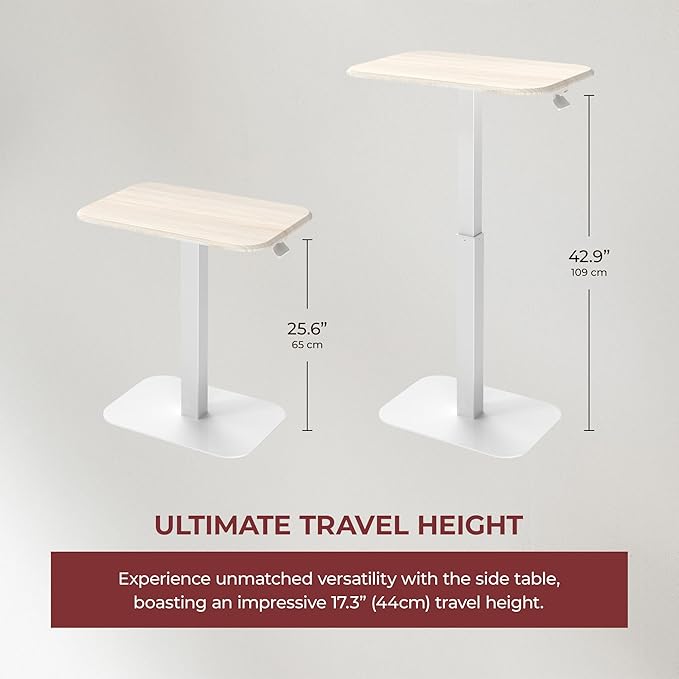 ERGOHOME™ ELEVANCE TABLE™ Height Adjustable Side Table - Image 3