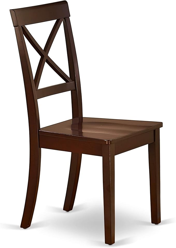 East West Furniture NDBO3-MAH-W 3 Piece Dining Set Contains a Rectangle Dining - Image 11