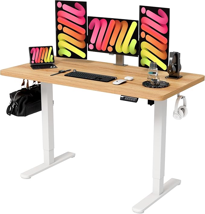 Monomi Electric Standing Desk, 47.2 inches Height Adjustable Desk, Ergonomic by MONOMI