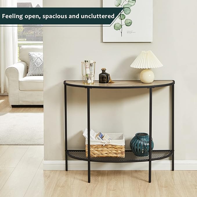 SAYGOER Console Table 2 Tier Narrow Entryway Table - Image 7