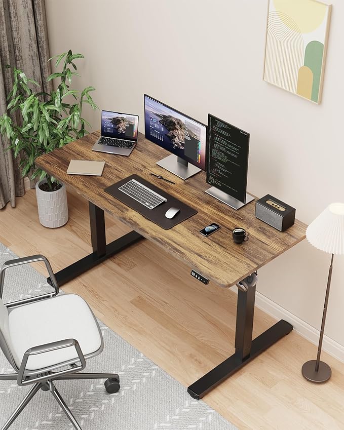 Electric Standing Desk, Large Height Adjustable Stand up Desk, 48 x 24 Inches - Image 2