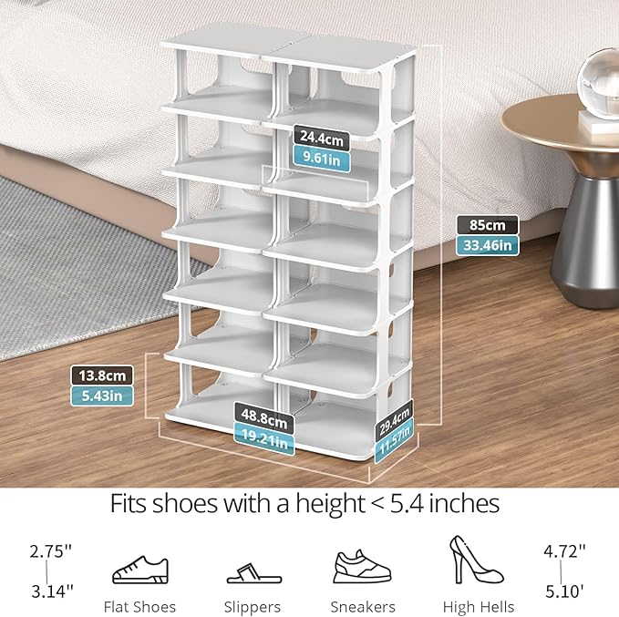 ZOINLIY Stackable Shoe Organizer - Image 5