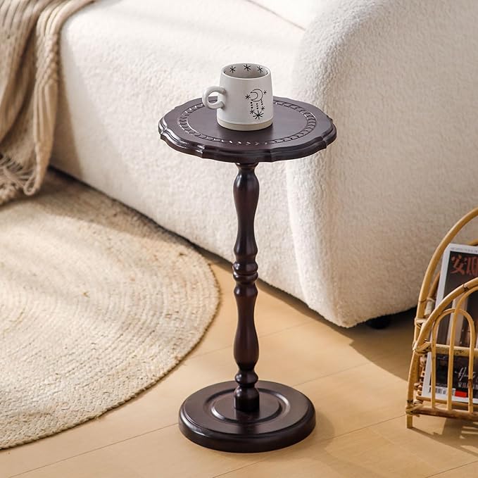 Round Side Table, Small Drink Table - Image 2