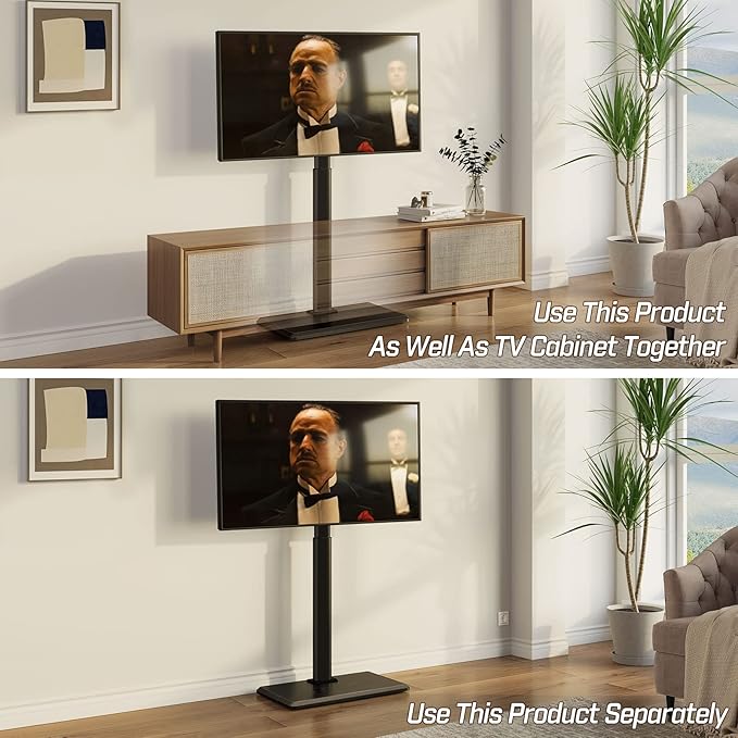 Greenstell TV Stand with Power Outlet, Universal Floor TV Stand - Image 9