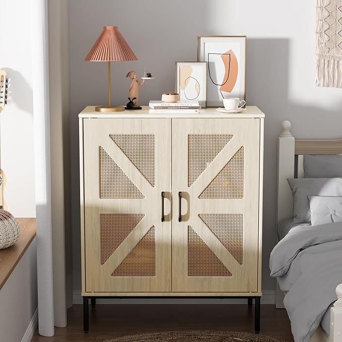 Buffet Cabinet with Storage – Waterproof MDF Sideboard & Modern Credenza with - Image 7