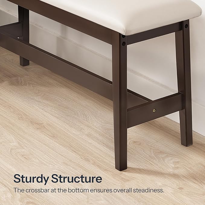 HOOBRO Dining Bench, Bamboo Dining Room Bench - Image 8
