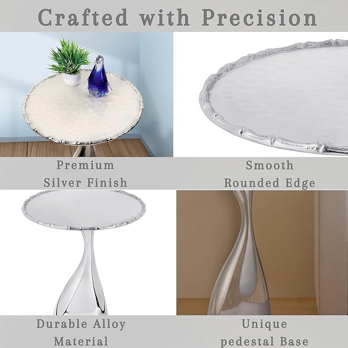 CLEENTABLE Coffee Round Side Table - Image 6