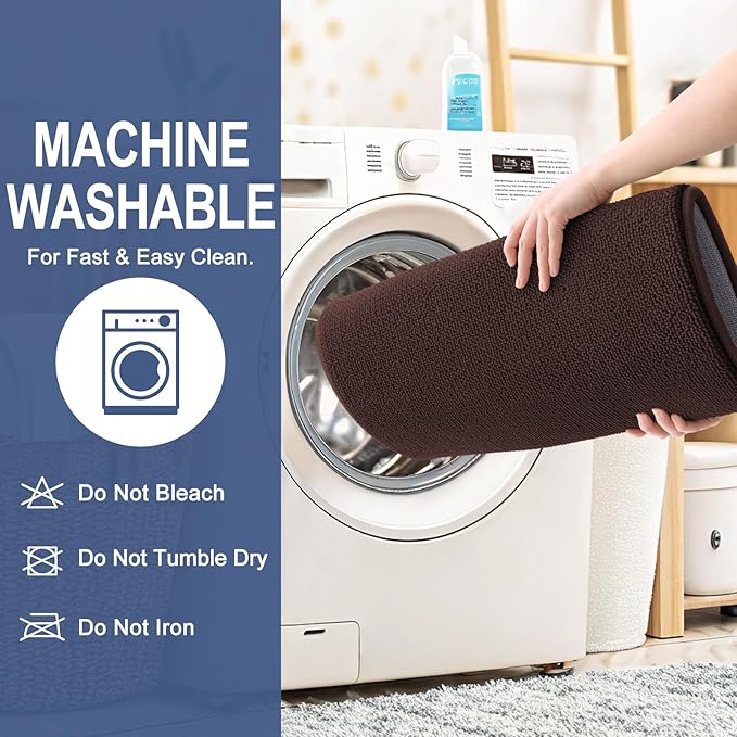OLANLY Thick Memory Foam Bath Mat Rug 47x24, Extra Soft Absorbent Bathroom Rug - Image 6