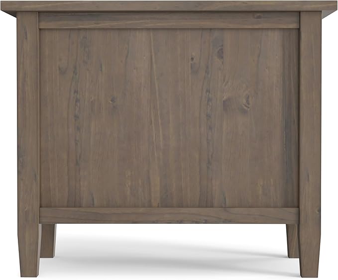 SIMPLIHOME Ela Solid Wood 14 inch Wide Rectangle Transitional Narrow End Table - Image 13