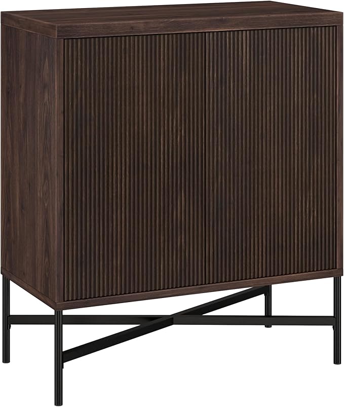 Henn&Hart 28" Wide Rectangular Accent Cabinet in Brown, by HennHart
