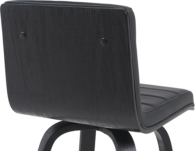 Armen Living Vienna Modern Swivel 30" Bar Height Barstool - Image 6