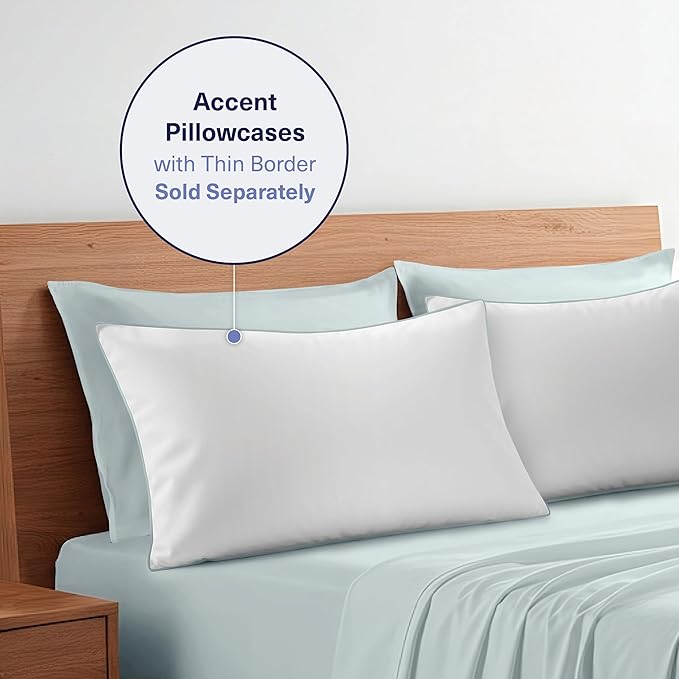 Kickoff Viscose Bamboo Sheets Twin XL Size 3-pc 100% Organic Bamboo Viscose Bed - Image 9