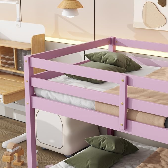 Ball & Cast Bunk Bed Twin Over Twin, Floor Bunk Bed - Image 5