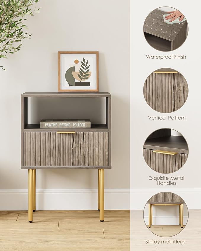 Nightstand, Morden Bedside Table - Image 5