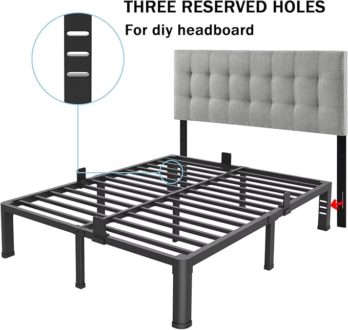 FUIOBYVV 18 Inch Full Bed Frame - Image 8
