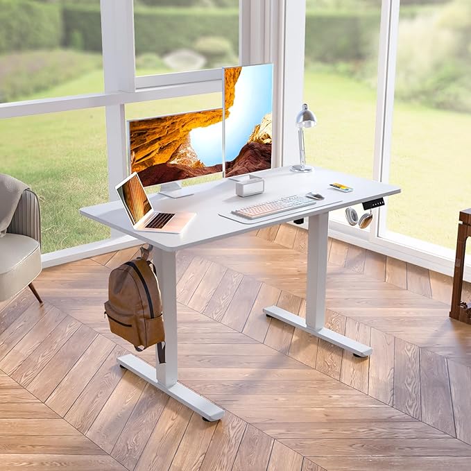 Kingant Electric Standing Desk Height Adjustable Stand Up Desks - Image 2