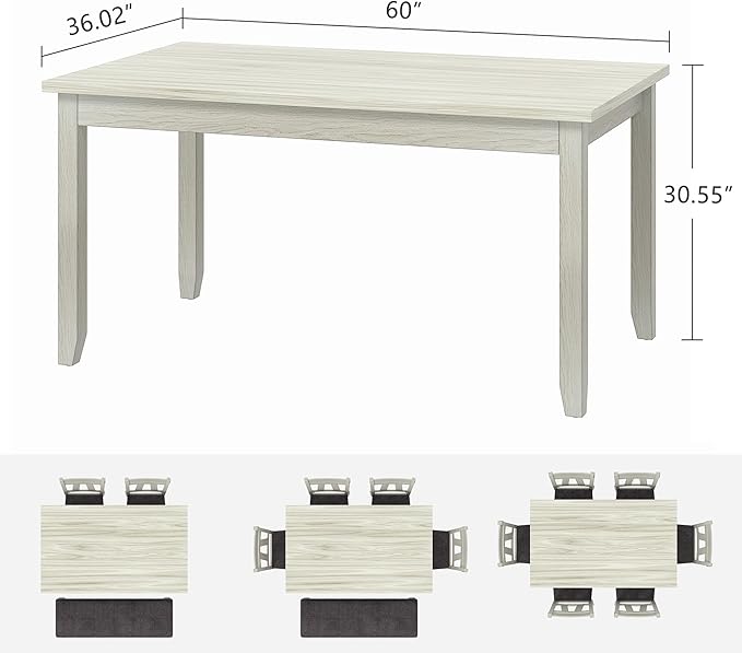 Solid Wood Dining Table, Part of Dining Table Set- Mix and Match Table - Image 2