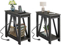 WLIVE End Tables Living Room Set of 2 by WLIVE