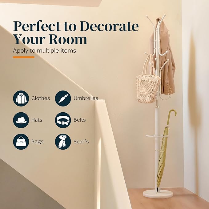 Yoobure Metal Coat Rack Freestanding - Image 6