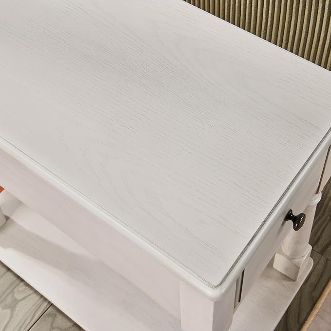 LEEMTORIG Solid Wood End Table Narrow Side Table - Image 6
