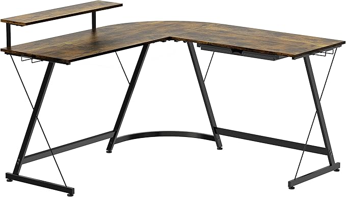 SHW 51 x 51 Inches Vista L-Shaped Desk - Image 7