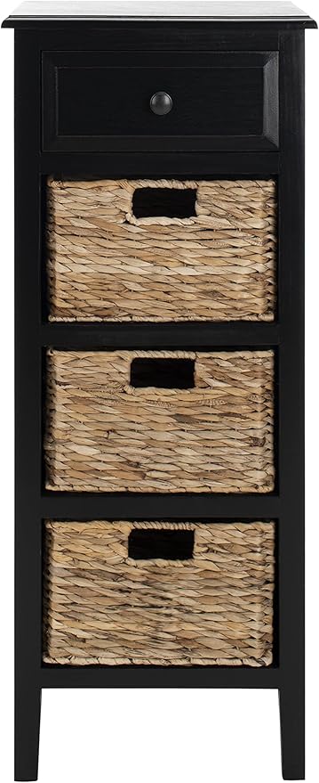 SAFAVIEH American Homes Collection Michaela Distressed Black Side Table by SAFAVIEH