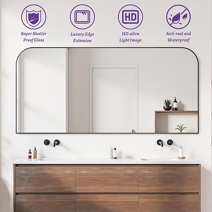 Bathroom Mirror, Wall Mirrors, Bathroom Vanity Mirror - Image 5