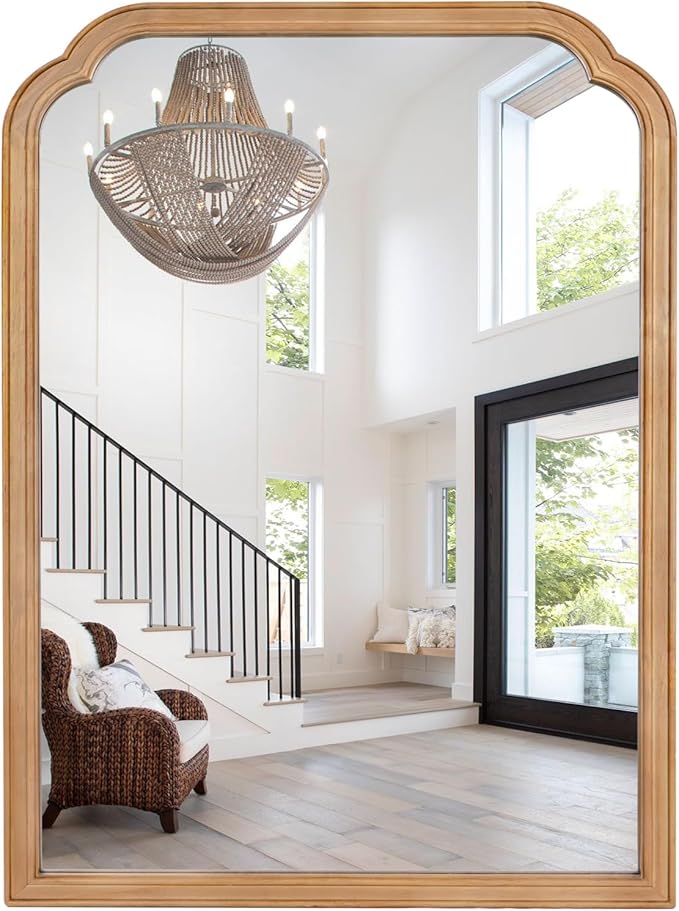WallBeyond 30" x 40" Wood Bathroom Mirror by WallBeyond