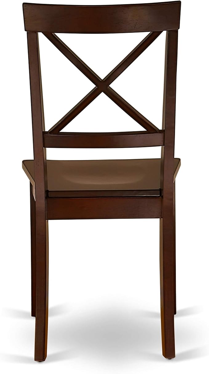 East West Furniture NDBO3-MAH-W 3 Piece Dining Set Contains a Rectangle Dining - Image 14