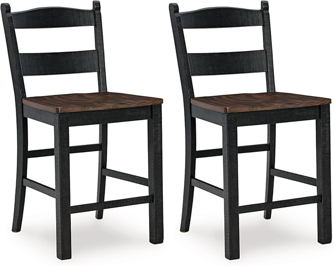 Signature Design by Ashley Valebeck Rustic 24” Counter Height Bar Stool by SignatureDesignbyAshley
