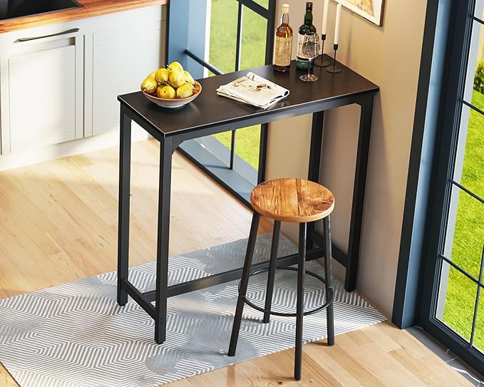 ODK 39 inch Bar Table, Bar Height Pub Table, Counter Height Bar Table, - Image 2