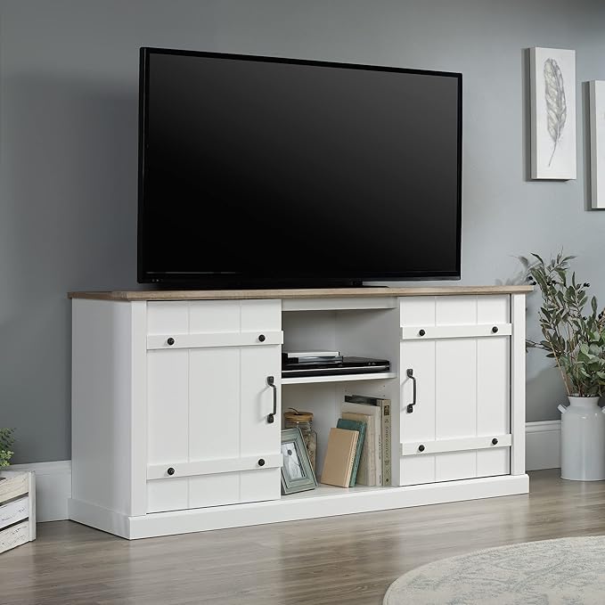Sauder Miscellaneous Entertainment Farmhouse TV Stand, - Image 8