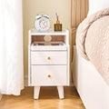 Uniclinens White Narrow Nightstand by Uniclinens