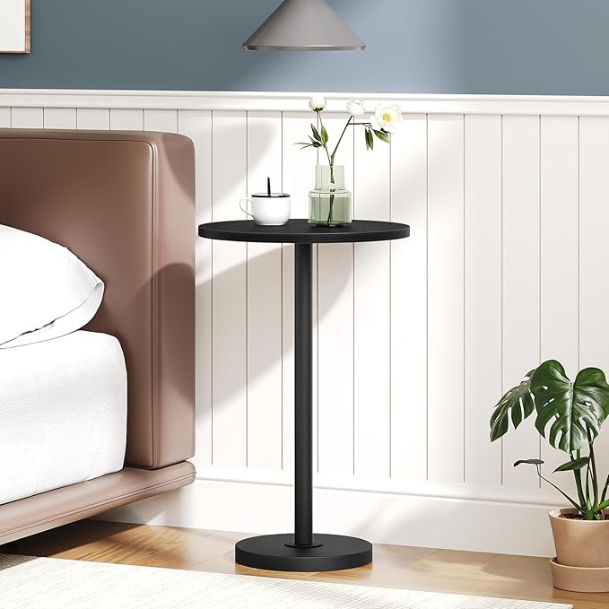 Round Side Table, Drink End Table - Image 9