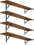 DINZI LVJ Long Wall Shelves, 47.3 Inch Large Floating Shelves Set of 4 by DINZILVJ