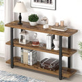 FOLUBAN Sofa Table, Wood Entryway Table by FOLUBAN