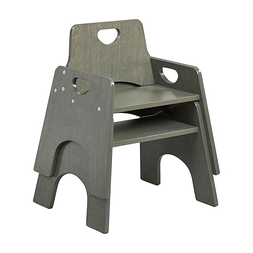 ECR4Kids Stackable Wooden Toddler Chair, Kids Furniture - Image 12