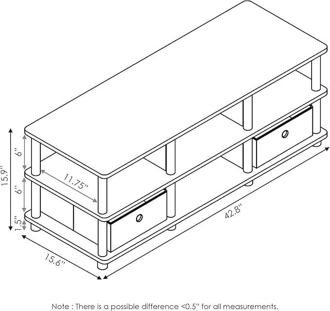 FURINNO Econ TV Entertainment Center - Image 3